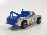 1977 Hot Wheels Flying Colors Ramblin' Wrecker Tow Truck Rig White Die Cast Toy Car Vehicle - Hong Kong