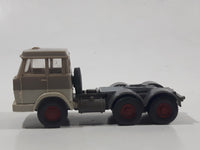 Wiking Hanomag Henschel Semi Tractor Truck Grey Plastic Die Cast Toy Car Vehicle