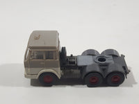 Wiking Hanomag Henschel Semi Tractor Truck Grey Plastic Die Cast Toy Car Vehicle