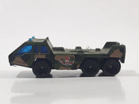 Rare 1989 Matchbox Transporter Vehicle Olive Green Camouflage Die Cast Toy Car Vehicle