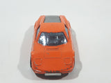 Vintage 1970s Corgi Juniors Ford GT 70 Orange Die Cast Toy Car Vehicle with Opening Hood Rear Mounted Engine