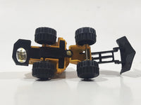 Vintage Zylmex P388 Snow Plow Yellow and Black Die Cast Toy Car Vehicle