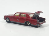 Vintage 1979 Lesney Matchbox Superfast No. 39 Rolls Royce Silver Shadow II Dark Red Die Cast Toy Car Vehicle with Opening Doors