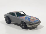 Vintage 1977 Hot Wheels Flying Colors Z-Whiz Datsun Z Grey Die Cast Toy Car Vehicle BW Hong Kong