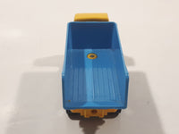 Vintage 1973 Lesney Matchbox Superfast No. 50 Articulated Semi Tractor Truck and Trailer Yellow Die Cast Toy Car Vehicle