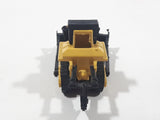 Vintage Zylmex P378 Tractor Bull Dozer Yellow and Black Die Cast Toy Car Vehicle