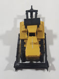 Vintage Zylmex P378 Tractor Bull Dozer Yellow and Black Die Cast Toy Car Vehicle