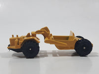 Vintage Zylmex P377 Scraper Yellow Die Cast Toy Car Construction Vehicle