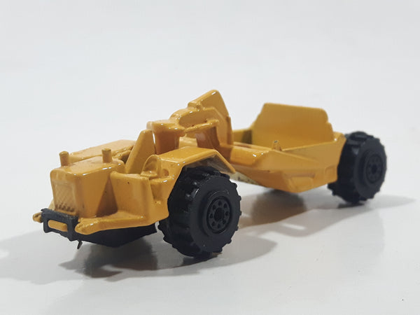 Vintage Zylmex P377 Scraper Yellow Die Cast Toy Car Construction Vehicle