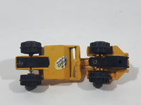 Vintage Zylmex P377 Scraper Yellow Die Cast Toy Car Construction Vehicle