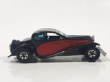 1981 Hot Wheels '37 Bugatti Black Red Die Cast Toy Classic Luxury Car Vehicle