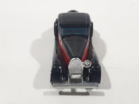 1981 Hot Wheels '37 Bugatti Black Red Die Cast Toy Classic Luxury Car Vehicle