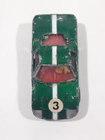 Vintage Marx Ford GT #3 Green Die Cast Toy Car Vehicle
