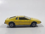 Vintage PlayArt Lotus Esprit Yellow Die Cast Toy Car Vehicle