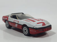 1986 Matchbox 1984 Corvette Convertible White Die Cast Toy Car Vehicle