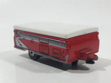 2000 Matchbox Great Outdoors Pop Up Camper Red and White Die Cast Toy Car Vehicle