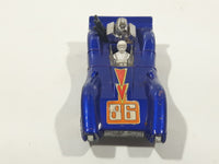Vintage 1972 Matchbox Rolamatics No. 81 Blue Shark #86 Blue Die Cast Toy Car Vehicle