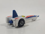 Vintage 1980 Hot Wheels Tricar X8 White Blue Die Cast Toy Jet Car Vehicle
