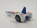 Vintage 1980 Hot Wheels Tricar X8 White Blue Die Cast Toy Jet Car Vehicle