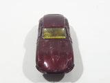 Vintage Husky Models Jaguar E Type 2 + 2 Dark Red Die Cast Toy Car Vehicle