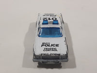 Vintage 1983 Matchbox Superfast Plymouth Gran Fury 012 Police Cop White Die Cast Toy Car Vehicle