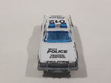 Vintage 1983 Matchbox Superfast Plymouth Gran Fury 012 Police Cop White Die Cast Toy Car Vehicle