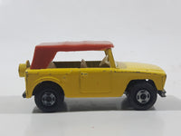 Vintage 1972 Lesney Matchbox Series Superfast No. 18 Field Car Yellow Die Cast Toy Car Vehicle