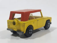 Vintage 1972 Lesney Matchbox Series Superfast No. 18 Field Car Yellow Die Cast Toy Car Vehicle