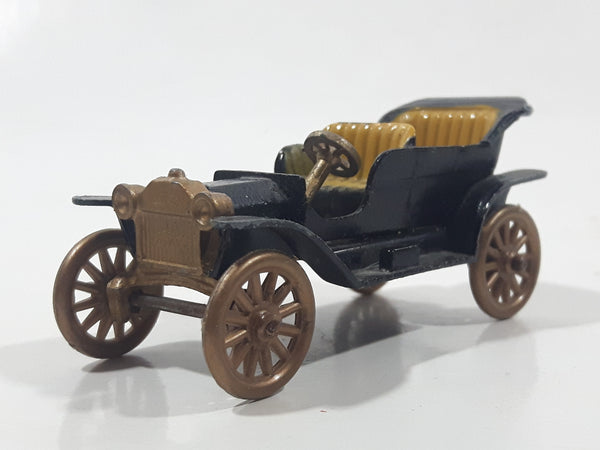 Vintage 1960 TootsieToy 1912 Model T Ford Black Die Cast Toy Car Vehicle 24 Made in Chicago U.S.A.