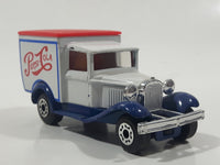 Vintage 1984 Matchbox SuperFast Model A Pepsi Cola White Die Cast Toy Classic Antique Car Delivery Vehicle