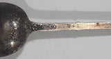 Vintage Hawaii Hibiscus Enamel Sterling Silver Metal Spoon