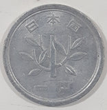 1955 Japan 1 Yen Aluminum Metal Coin Showa Year 30