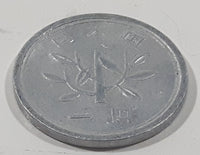 1955 Japan 1 Yen Aluminum Metal Coin Showa Year 30