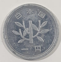 1957 Japan 1 Yen Aluminum Metal Coin Showa Year 32