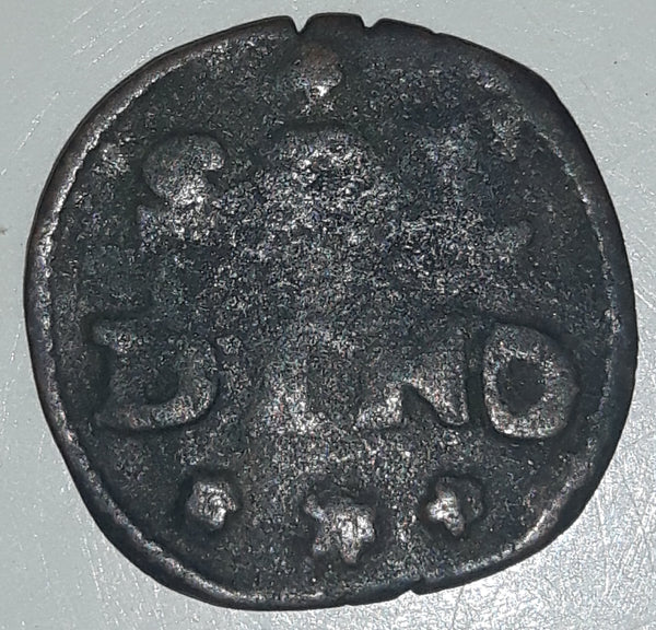Rare 1610 Italian States Republic of Venice 1 Soldino 4 Tornesi Medieval Coin