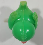Hans Green Bird Wind Up 2" Tall Plastic Toy Figure