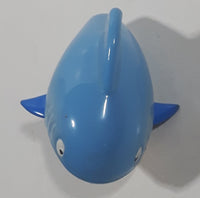 Hans Blue and Grey Shark Wind Up 2" Long Plastic Toy Figure