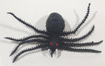 Black Rubber Spider 5" Wide Toy Figure