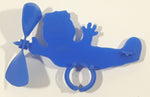 Rare Vintage General Mills Franken Berry Monster Cereal Bike Spinners Plastic Blue Airplane Character Ring with Spinning Propeller