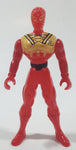 Greenbrier Ninja Character Red 4 3/4" Tall Plastic Toy Action Figure