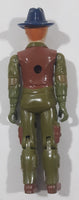 Vintage 1983 Hasbro G.I. Joe Wild Bill Dragonfly Helicopter Pilot 3 3/4" Tall Toy Action Figure