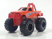 Greenbrier 4x4 Express Wheels Monster Truck Orange and Red Plastic Die Cast Toy Car Vehicle