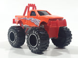 Greenbrier 4x4 Express Wheels Monster Truck Orange and Red Plastic Die Cast Toy Car Vehicle