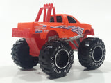 Greenbrier 4x4 Express Wheels Monster Truck Orange and Red Plastic Die Cast Toy Car Vehicle