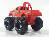 Greenbrier 4x4 Express Wheels Monster Truck Orange and Red Plastic Die Cast Toy Car Vehicle