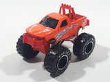 Greenbrier 4x4 Express Wheels Monster Truck Orange and Red Plastic Die Cast Toy Car Vehicle