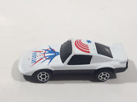 Global Way International 931 H931 White Die Cast Toy Car Vehicle