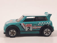 2019 Hot Wheels Rally Sport Mini Cooper S Challenge Teal Blue Die Cast Toy Car Vehicle