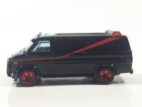 2011 Hot Wheels Fox A-Team '83-'84 GMC Panel Van Black Die Cast Toy Car Vehicle