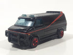 2011 Hot Wheels Fox A-Team '83-'84 GMC Panel Van Black Die Cast Toy Car Vehicle